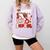 Happy 100 Days Of School Baseball Football PE Teacher Comfort Colors Sweatshirt Crimson
