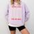 Having A Ball For 100 Days Of School 100th Baseball Comfort Colors Sweatshirt Crimson