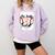 My Heart Is On That Field Baseball Mom Momm Comfort Colors Sweatshirt Crimson