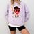 Heart Playing Baseball Valentine Baseball Comfort Colors Sweatshirt Crimson