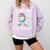 I Hit 100 Days Of School Baseball Ice Cream Drip Boys Girls Comfort Colors Sweatshirt Crimson