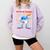 I Hit 100 Days Of School Baseball Player Kids Boys Son Comfort Colors Sweatshirt Crimson