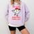 Hit Hard Run Fast Turn Left Baseball Player Comfort Colors Sweatshirt Crimson