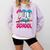 HUGvyn 100 Days Of School Baseball Ice Cream Teacher Student Comfort Colors Sweatshirt Crimson