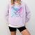 Ice Cream Baseball Drip Home Plate Bats Cool For Boys Youth Comfort Colors Sweatshirt Crimson