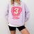 Ice Cream Baseball Glove 3rd Birthday Edition Comfort Colors Sweatshirt Crimson