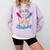 It's My 6th Birthday Baseball Fan Fun Party Celebration Comfort Colors Sweatshirt Crimson
