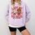 I Just Hit 100 Days Of School Baseball 100th Day Teacher Kid Comfort Colors Sweatshirt Crimson