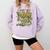I Just Hit 100 Days Of School Camouflage Baseball Comfort Colors Sweatshirt Crimson