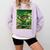 Leprechaun Playing Baseball Japanese Art St Patricks Day Comfort Colors Sweatshirt Crimson