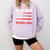 Loud & Proud Baseball Mom Sport Comfort Colors Sweatshirt Crimson