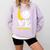 Love Bananas Banana Baseball Comfort Colors Sweatshirt Crimson