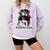 Mexico Baseball Mom Messy Bun Comfort Colors Sweatshirt Crimson Mexico Baseball Mom Messy Bun Comfort Colors Sweatshirt Crimson