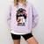 Mom Of Ballers Messy Bun Football Mom Baseball Mom Of Both Comfort Colors Sweatshirt Crimson