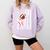 Mom Of Ballers USA Flag Football Baseball Mom Comfort Colors Sweatshirt Crimson