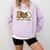 Peace Love Baseball Mom Leopard Print Mother's Day Comfort Colors Sweatshirt Crimson Peace Love Baseball Mom Leopard Print Mother's Day Comfort Colors Sweatshirt Crimson