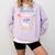 Proud Mom Baseball Player Number 15 Ice Cream Drip Comfort Colors Sweatshirt Crimson