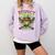 Respect The Drip Mardi Gras Baseball Ice Cream Boys Carnival Comfort Colors Sweatshirt Crimson
