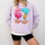 Six Seven 6-7 Baseball Ice Cream Drip 67 Meme Hands Comfort Colors Sweatshirt Crimson