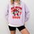 Six Seven Bruh Baseball Cool Valentine’s Day Teens Boys Comfort Colors Sweatshirt Crimson