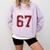 Six Seven Meme Boys Girls Kids 67 Baseball Jersey Comfort Colors Sweatshirt Crimson Six Seven Meme Boys Girls Kids 67 Baseball Jersey Comfort Colors Sweatshirt Crimson
