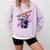 Skeleton Baseball Drip Boy Youth Dripping Baseball Halloween Comfort Colors Sweatshirt Crimson