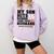 My Son Hits Harder Than Your Husband Baseball Mom Comfort Colors Sweatshirt Crimson