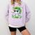 St Patrick Day Baseball Drip Ice Cream Baseball Player Men Comfort Colors Sweatshirt Crimson