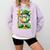 St Patricks Day Baseball Ice Cream Baseball Player Cartoon Comfort Colors Sweatshirt Crimson