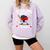 Stealing Hearts & Bases Valentine’s Day Baseball Love Comfort Colors Sweatshirt Crimson