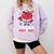 Stealing Hearts And Bases Baseball Player Valentine's Day Comfort Colors Sweatshirt Crimson