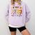 I Survived 6733 Days Baseball Football Softball 3rd Grade Comfort Colors Sweatshirt Crimson
