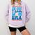 In My T-Ball Mom Era Baseball Mom Groovy Mother's Day Raglan Baseball Tee Comfort Colors Sweatshirt Crimson