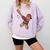 Ugly Christmas Sweater Gingerbread Baseball Toddler Kids Comfort Colors Sweatshirt Crimson