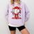 Valentine Baseball Drip Ice Cream Youth Boys Couples Comfort Colors Sweatshirt Crimson