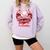 Valentine Baseball Lifestyle Home Plate Ice-Cream Drip Boys Comfort Colors Sweatshirt Crimson