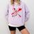 Valentine Baseball Player Drip Comfort Colors Sweatshirt Crimson Valentine Baseball Player Drip Comfort Colors Sweatshirt Crimson