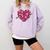 Valentine's Day Baseball Heart Softball Player Sports Lover Comfort Colors Sweatshirt Crimson Valentine's Day Baseball Heart Softball Player Sports Lover Comfort Colors Sweatshirt Crimson