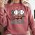 100 Days Of School Baseball Camo Boys School Teacher Comfort Colors Sweatshirt Orchid