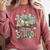 100 Days Of School Baseball Camo Men Boy Kid Comfort Colors Sweatshirt Orchid