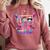 100 Days Of School Baseball Drip Boys For Men Kids Comfort Colors Sweatshirt Orchid