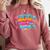 100 Days Of School Baseball Drip Ice Cream Costume Teachers Comfort Colors Sweatshirt Orchid