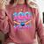 100 Days Of School Baseball Dripping Ice Cream 100th Day Comfort Colors Sweatshirt Orchid 100 Days Of School Baseball Dripping Ice Cream 100th Day Comfort Colors Sweatshirt Orchid