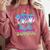 100 Days Of School Baseball Ice Cream For Boy Girl Kids Comfort Colors Sweatshirt Orchid