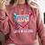 100 Days Of School Boy Kids Baseball Ice Cream Drip Teacher Comfort Colors Sweatshirt Orchid