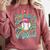 100 Days Of School Drip Baseball 100th Day Baseball School Comfort Colors Sweatshirt Orchid