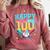 100 Days Of School Kids Baseball Drip 100th Day Of School Comfort Colors Sweatshirt Orchid