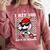 100 Days Of School Retro Baseball Sport For Boys Teachers Comfort Colors Sweatshirt Orchid