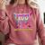 100 Drippy Days Of School Baseball For Boy Kids Comfort Colors Sweatshirt Orchid
