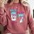 Now Im 6 Next Year I'Ll Be 7 Baseball Ice Cream Drip 67 Meme Comfort Colors Sweatshirt Orchid